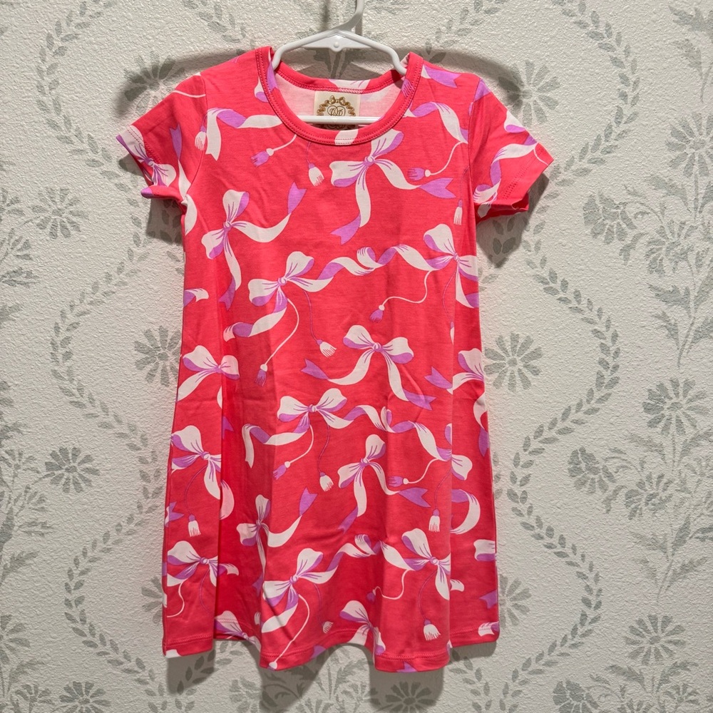 Beaufort Bonnet Co Polly play dress in barley bows